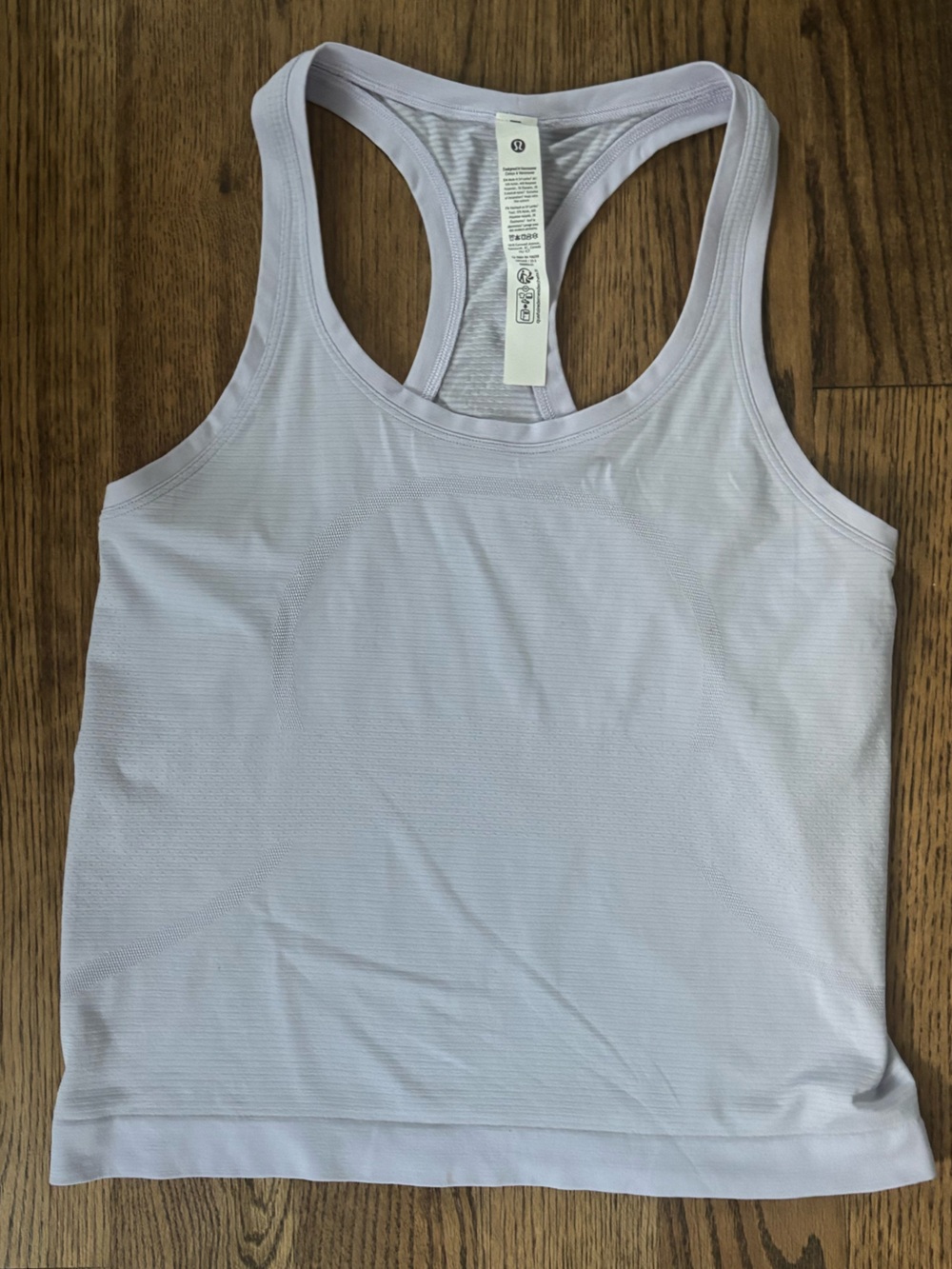 lululemon athletica Soft Lavender Racerback Tank